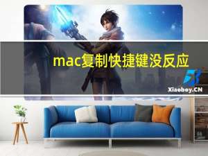 mac复制快捷键没反应（mac复制快捷键）