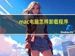 mac电脑怎样卸载程序（mac怎么卸载程序）