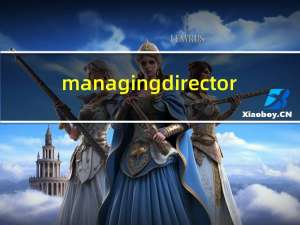 managingdirector（关于managingdirector的介绍）