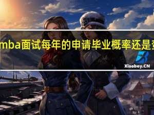 mba面试每年的申请毕业概率还是蛮高的