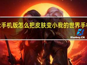 mc手机版怎么把皮肤变小 我的世界手机版皮肤