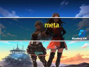meta（关于meta的介绍）