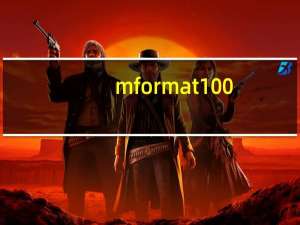 mformat 1 00