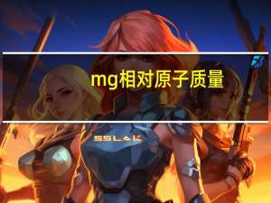 mg相对原子质量