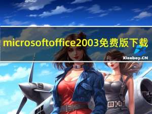 microsoftoffice2003免费版下载