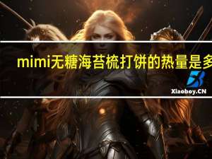 mimi 无糖海苔梳打饼的热量是多少