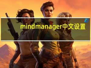 mindmanager中文设置（mindmanager中文破解版）