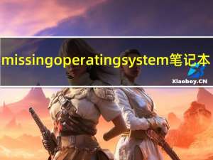 missing operating system笔记本（MISSING OPERATING SYSTEM）