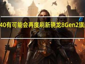 motoX40有可能会再度刷新骁龙8Gen2旗舰价格的记录，