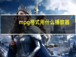 mpg格式用什么播放器（mpg转rmvb）