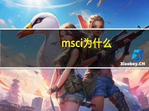 msci为什么
