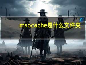 msocache是什么文件夹（msocache是什么文件夹）