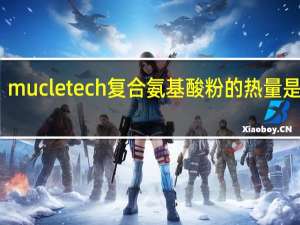 mucletech 复合氨基酸粉的热量是多少