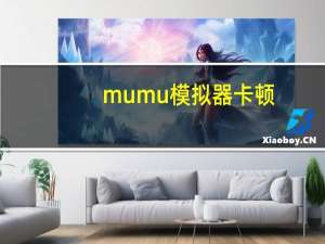 mumu模拟器卡顿（mumu模拟器卡）