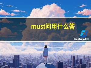must问用什么答