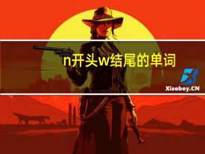 n开头w结尾的单词