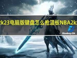 nba2k23电脑版键盘怎么抢篮板 NBA2k怎么抢篮板