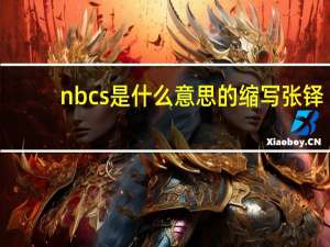 nbcs是什么意思的缩写张铎（nbcs是什么意思的缩写）