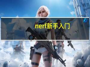 nerf新手入门（NERF-电脑游戏中的解释简介）