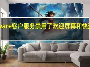 netware客户服务禁用了欢迎屏幕和快速用户切换（netware客户服务禁用了欢迎屏幕）