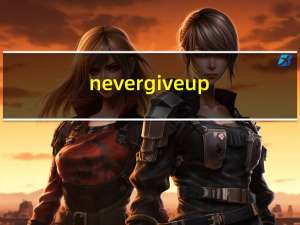 never give up（never）