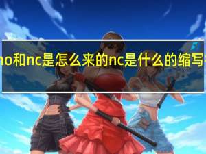 no和nc是怎么来的 nc是什么的缩写很污的