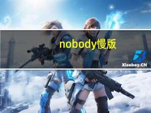 nobody慢版（nobody慢版）