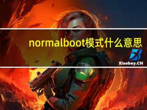 normal boot模式什么意思（normal boot）