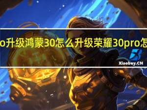 nova10pro升級鴻蒙30怎么升級 榮耀30pro怎么升級鴻蒙系統
