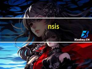 nsis（error怎么解决）