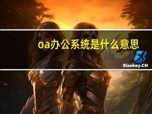 oa办公系统是什么意思（什么是oa系统）