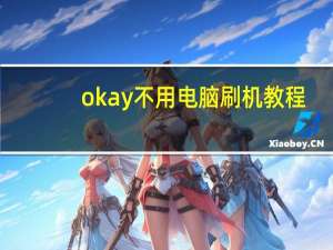 okay不用电脑刷机教程（okaybuy）