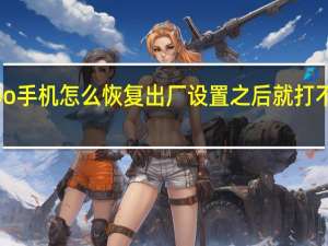 oopo手机怎么恢复出厂设置之后就打不开网站了（oop）