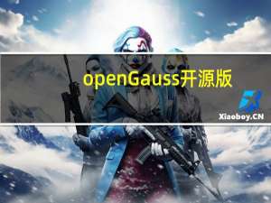 openGauss开源版(关系型数据库管理系统) V1.0.1 官方版（openGauss开源版(关系型数据库管理系统) V1.0.1 官方版功能简介）