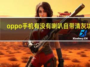 oppo手机有没有喇叭自带清灰功能（oppo手机自动喇叭清灰）