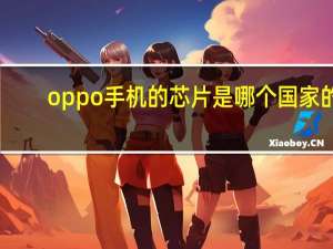oppo手机的芯片是哪个国家的