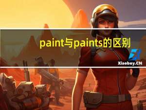 paint与paints的区别