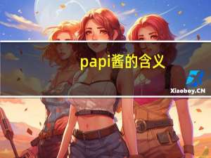 papi酱的含义（papi酱是什么意思）