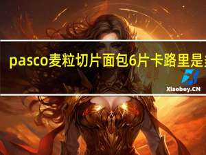pasco 麦粒切片面包6片卡路里是多少