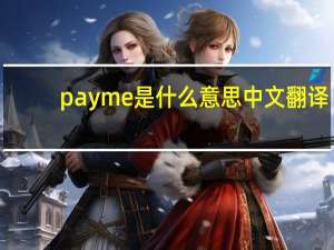 payme是什么意思中文翻译（payme是什么意思）