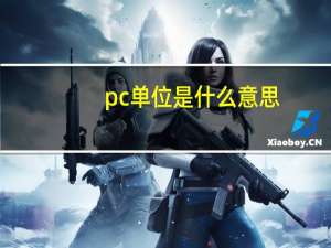 pc单位是什么意思