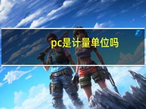 pc是计量单位吗（计量单位pc什么意思）