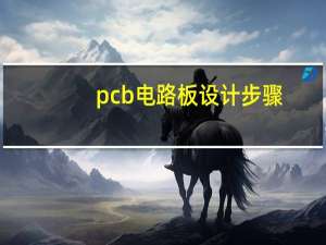 pcb电路板设计步骤