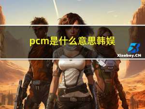 pcm是什么意思韩娱（pcm是什么意思）