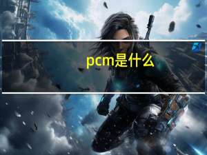 pcm是什么