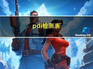 pdi检测表（pdi）