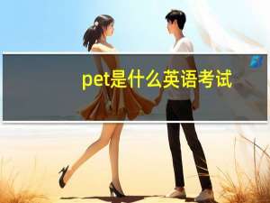 pet是什么英语考试