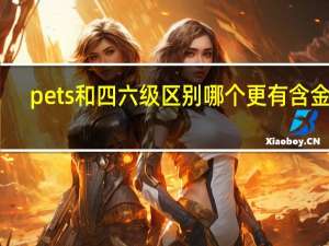 pets和四六级区别 哪个更有含金量