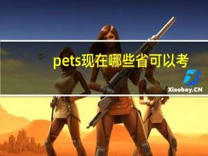 pets现在哪些省可以考