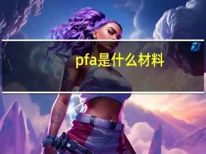 pfa是什么材料